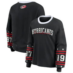 Carolina Hurricanes WEAR by Erin Andrews Women's Long-Sleeve Sport T-Shirt -  NHL T-shirts