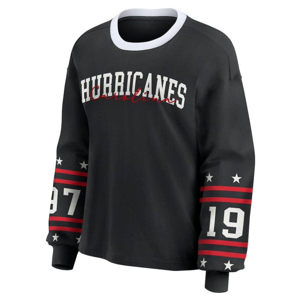 Carolina Hurricanes WEAR by Erin Andrews Women's Long-Sleeve Sport T-Shirt -  NHL T-shirts