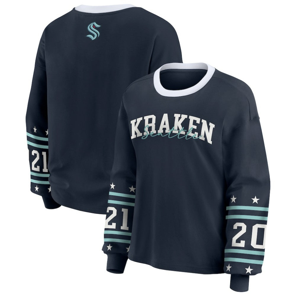 Seattle Kraken WEAR by Erin Andrews Women's Long-Sleeve Sport T-Shirt -  NHL T-shirts