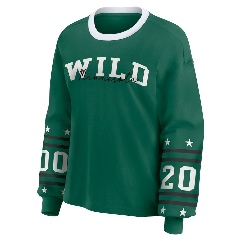 Minnesota Wild WEAR by Erin Andrews Women's Long-Sleeve Sport T-Shirt -  NHL T-shirts