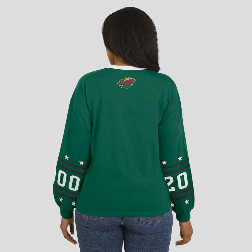 Minnesota Wild WEAR by Erin Andrews Women's Long-Sleeve Sport T-Shirt -  NHL T-shirts