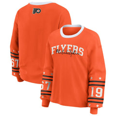 Philadelphia Flyers WEAR by Erin Andrews Women's Long-Sleeve Sport T-Shirt -  NHL T-shirts