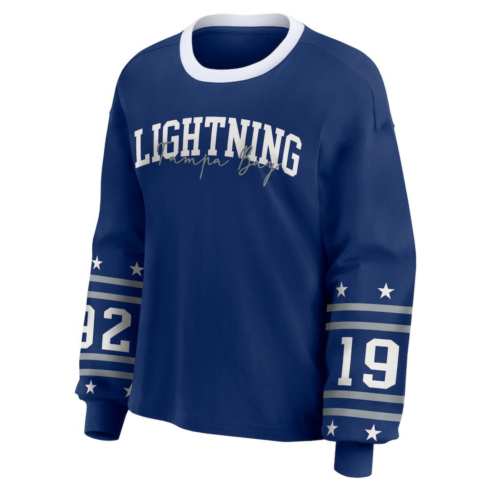 Tampa Bay Lightning WEAR by Erin Andrews Women's Long-Sleeve Sport T-Shirt -  NHL T-shirts