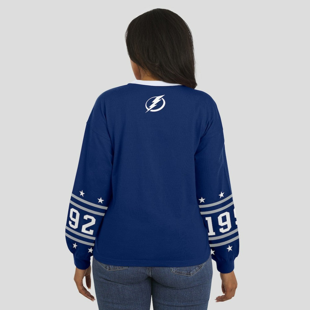 Tampa Bay Lightning WEAR by Erin Andrews Women's Long-Sleeve Sport T-Shirt -  NHL T-shirts