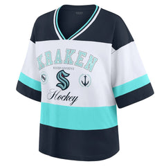 Seattle Kraken WEAR by Erin Andrews Women's Jersey Style Tee -  NHL Jerseys