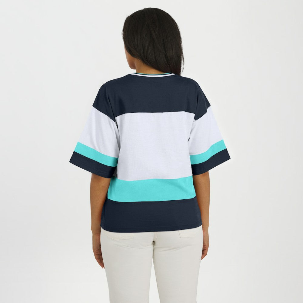 Seattle Kraken WEAR by Erin Andrews Women's Jersey Style Tee -  NHL Jerseys