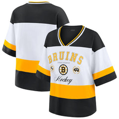 Boston Bruins WEAR by Erin Andrews Women's Jersey Style Tee -  NHL Jerseys