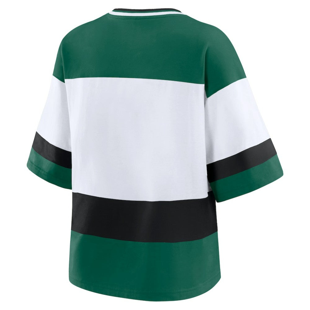 Minnesota Wild WEAR by Erin Andrews Women's Jersey Style Tee -  NHL Jerseys