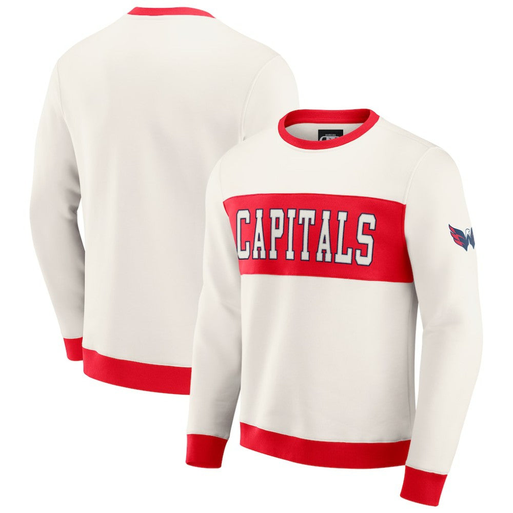 Washington Capitals Darius Rucker Collection by Fanatics Colorblock Pullover Sweatshirt -  NHL Sweatshirts