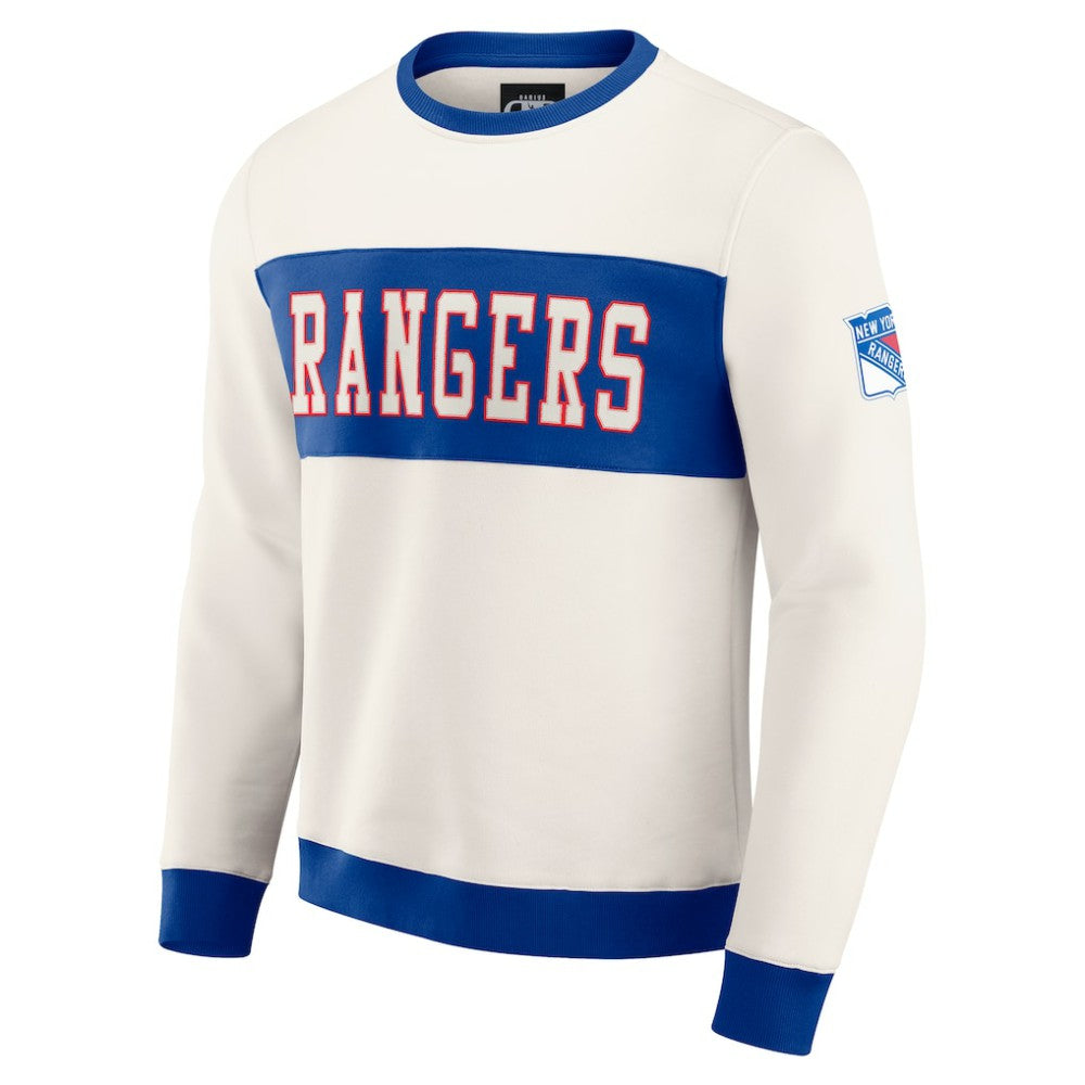 New York Rangers Darius Rucker Collection by Fanatics Colorblock Pullover Sweatshirt -  NHL Sweatshirts