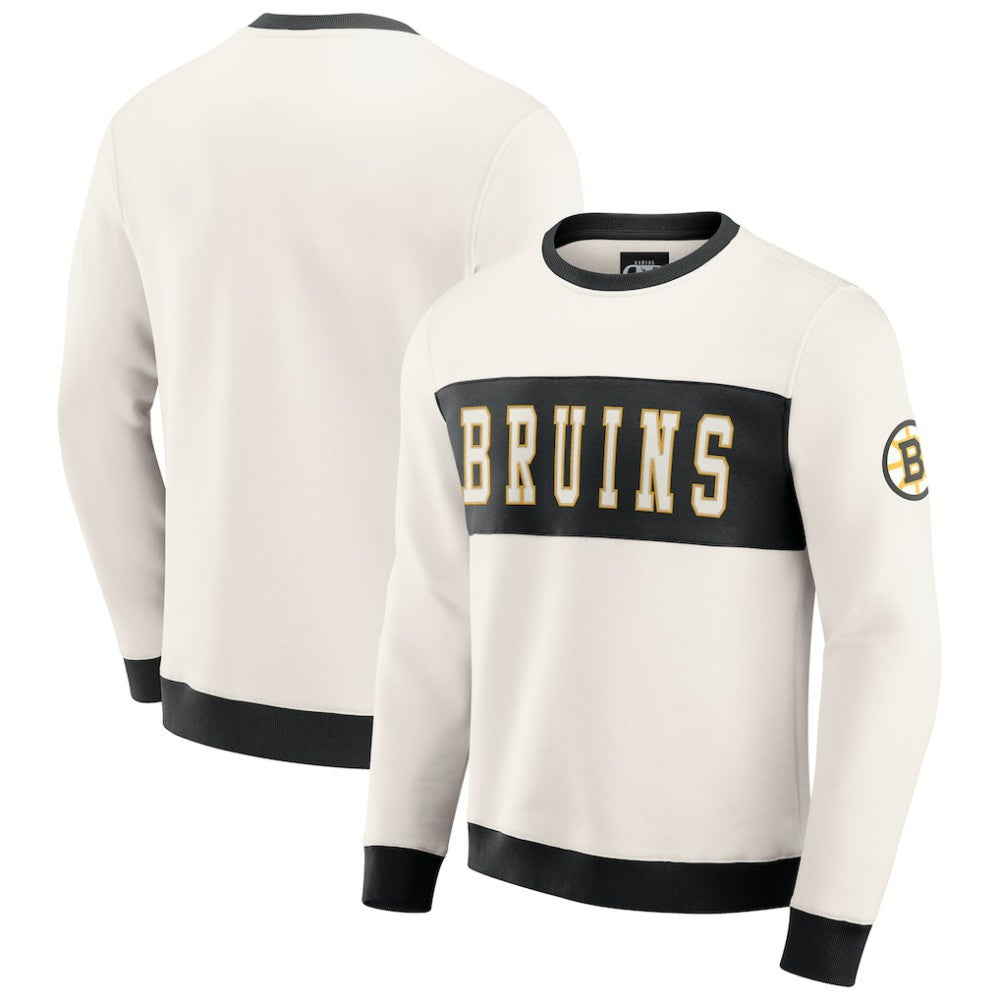 Boston Bruins Darius Rucker Collection by Fanatics Colorblock Pullover Sweatshirt -  NHL Sweatshirts