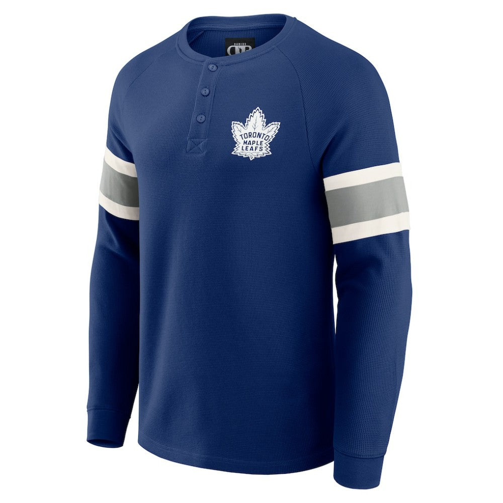 Toronto Maple Leafs Darius Rucker Collection by Fanatics Waffle-Knit Raglan Long Sleeve Henley T-Shirt -  NHL T-shirts