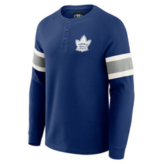 Toronto Maple Leafs Darius Rucker Collection by Fanatics Waffle-Knit Raglan Long Sleeve Henley T-Shirt -  NHL T-shirts