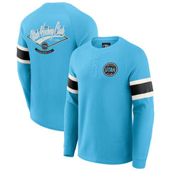 Utah Hockey Club Darius Rucker Collection by Fanatics Waffle-Knit Raglan Long Sleeve Henley T-Shirt -  NHL T-shirts
