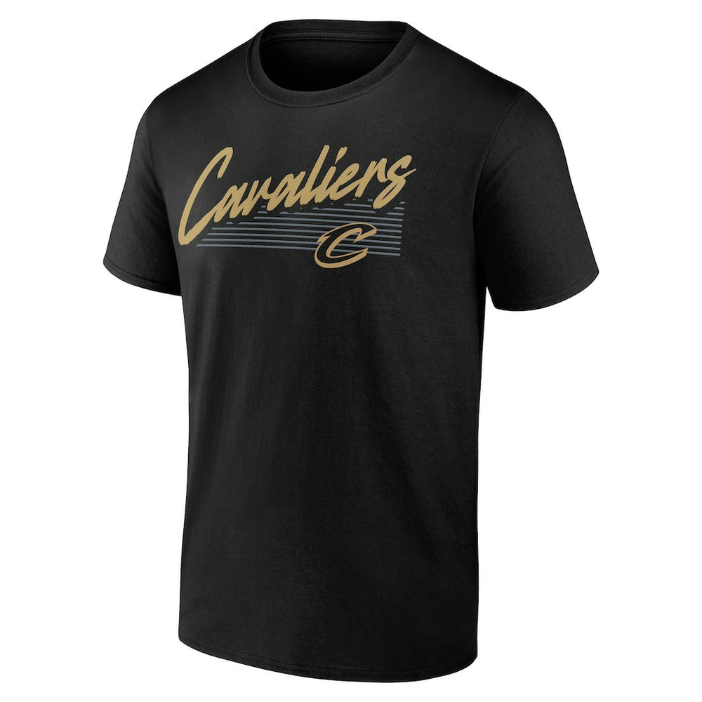 Black Cleveland Cavaliers Color Block Slant T-Shirt sale | NBA