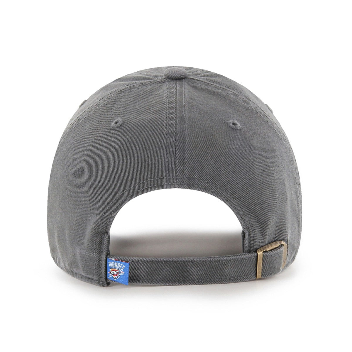 Charcoal Oklahoma City Thunder '47 Core Logo Clean Up Adjustable Hat | NBA