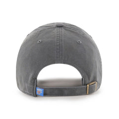 Charcoal Oklahoma City Thunder '47 Core Logo Clean Up Adjustable Hat | NBA