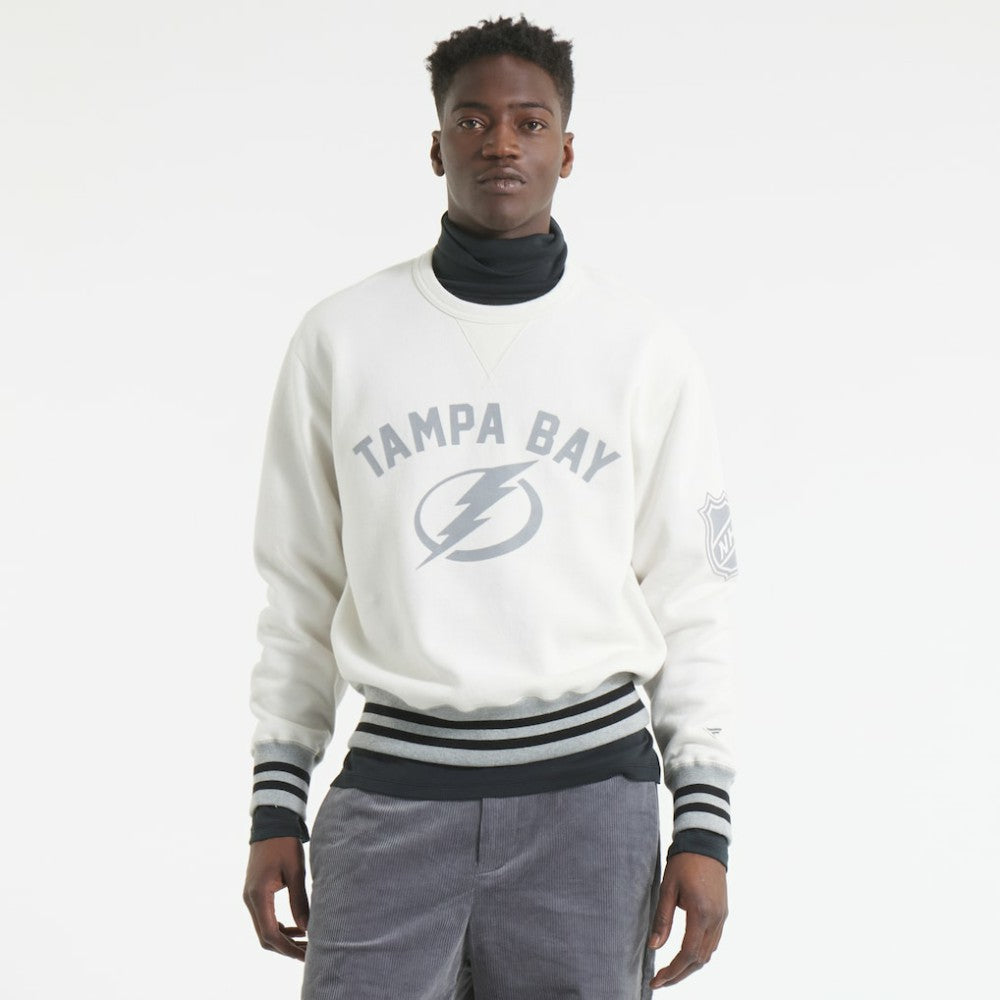 Tampa Bay Lightning Todd Snyder by Fanatics Relaxed Canadian Fleece Crew -  NHL