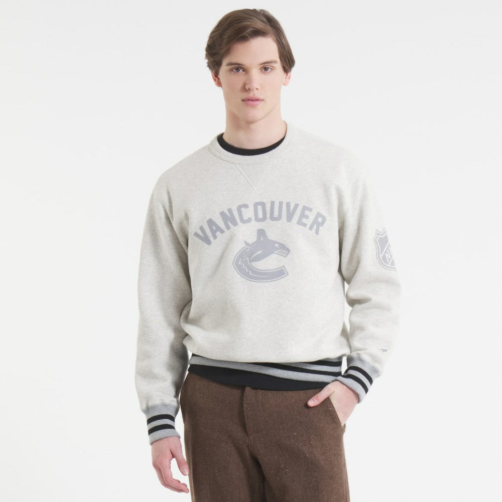 Vancouver Canucks Todd Snyder by Fanatics Relaxed Canadian Fleece Crew -  NHL