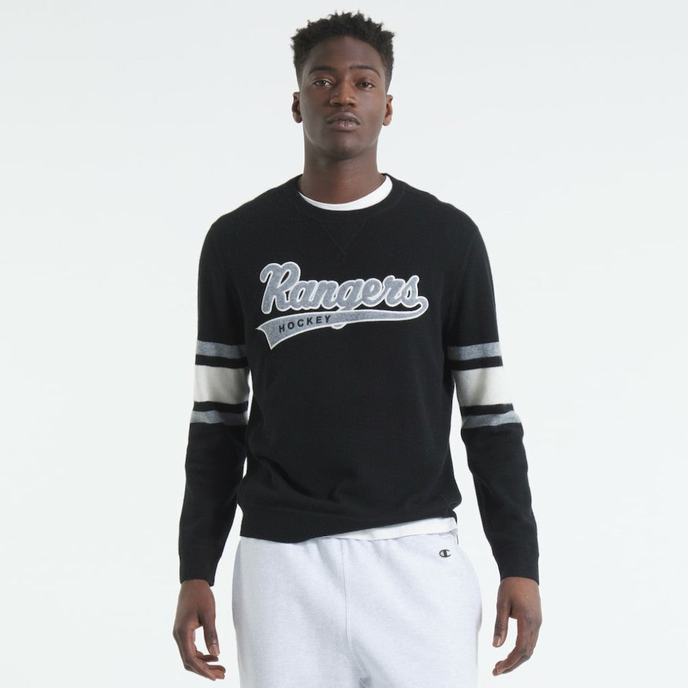 New York Rangers Todd Snyder by Fanatics Cashmere Crew Sweater -  NHL