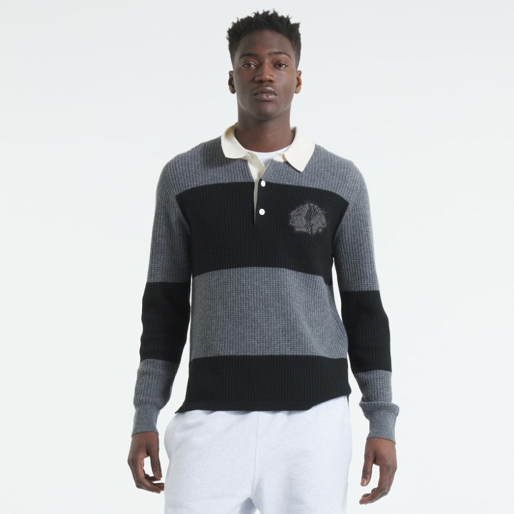 Chicago Blackhawks Todd Snyder by Fanatics Cashmere Rugby Sweater -  NHL