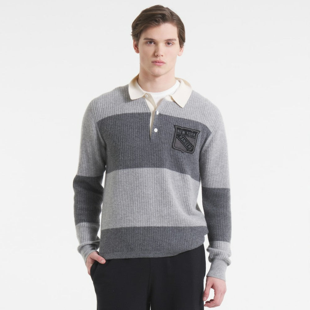 New York Rangers Todd Snyder by Fanatics Cashmere Rugby Sweater -  NHL