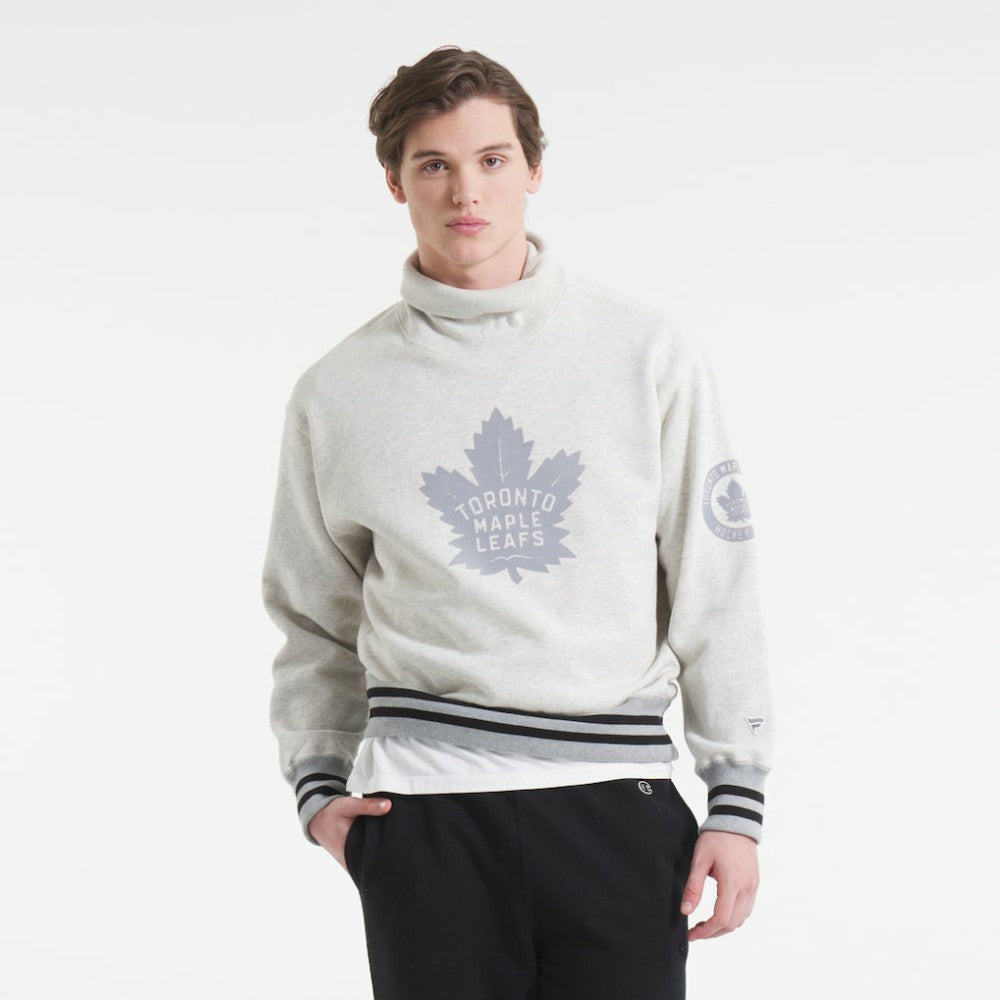 Toronto Maple Leafs Todd Snyder by Fanatics Relaxed Canadian Fleece Turtleneck -  NHL