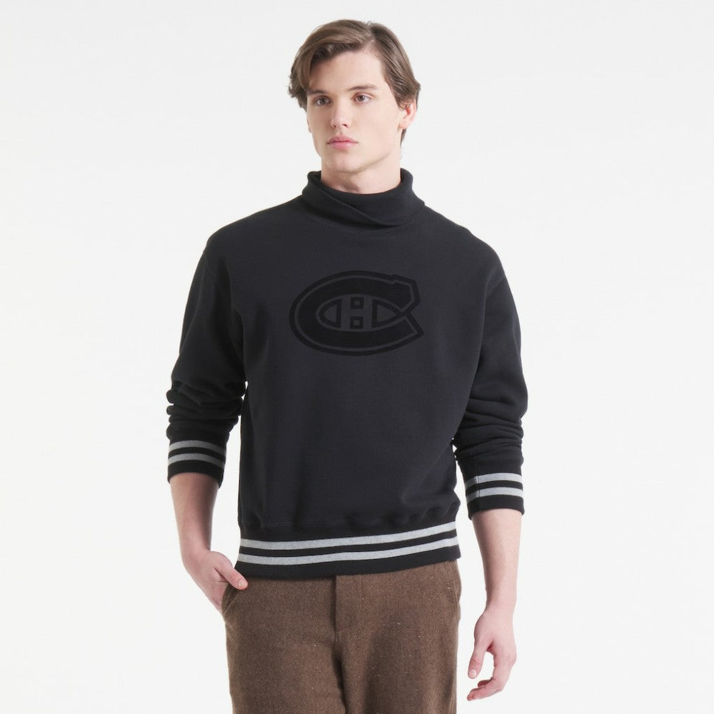 Montreal Canadiens Todd Snyder by Fanatics Relaxed Canadian Fleece Turtleneck -  NHL