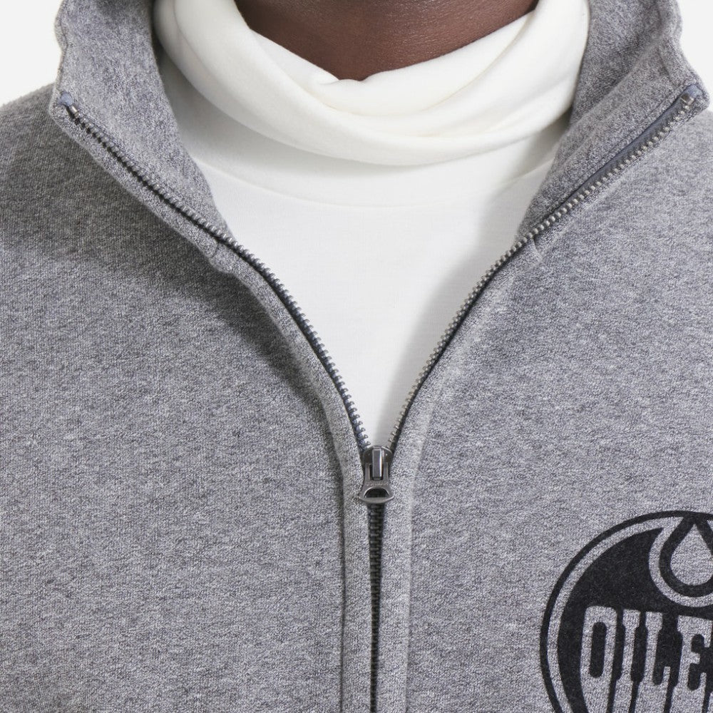 Edmonton Oilers Todd Snyder by Fanatics Full-Zip Fleece -  NHL