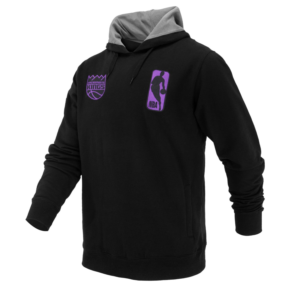 Black Sacramento Kings FISLL Unisex Logoman Shadow Collection Pullover Hoodie | NBA