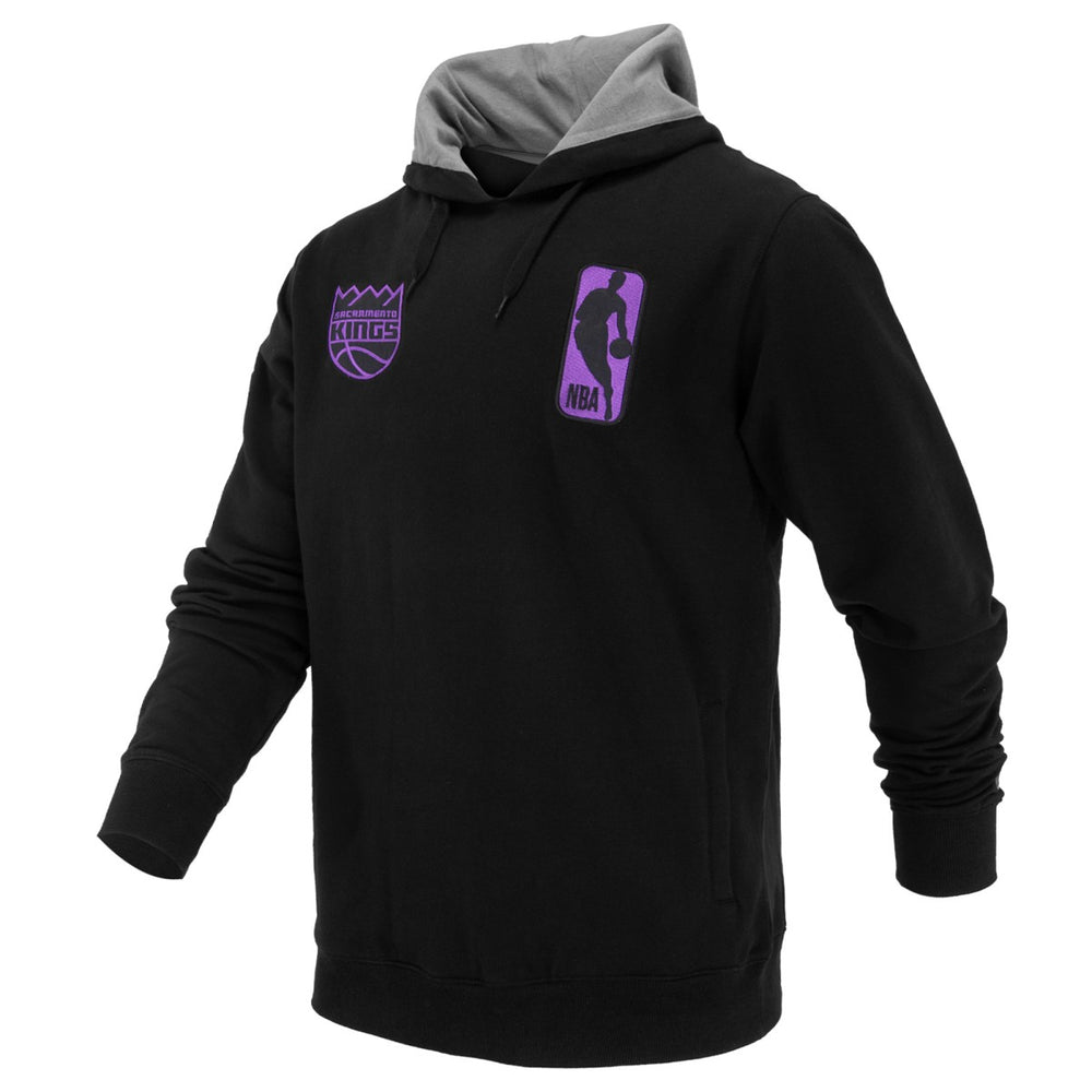 Black Sacramento Kings FISLL Unisex Logoman Shadow Collection Pullover Hoodie | NBA