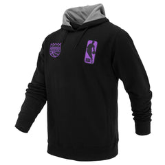 Black Sacramento Kings FISLL Unisex Logoman Shadow Collection Pullover Hoodie | NBA