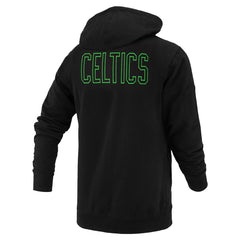 Black Boston Celtics FISLL Unisex Logoman Shadow Collection Pullover Hoodie | NBA
