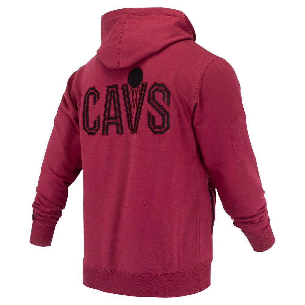 Wine Cleveland Cavaliers FISLL Unisex Logoman Shadow Collection Pullover Hoodie sale | NBA
