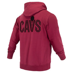Wine Cleveland Cavaliers FISLL Unisex Logoman Shadow Collection Pullover Hoodie sale | NBA