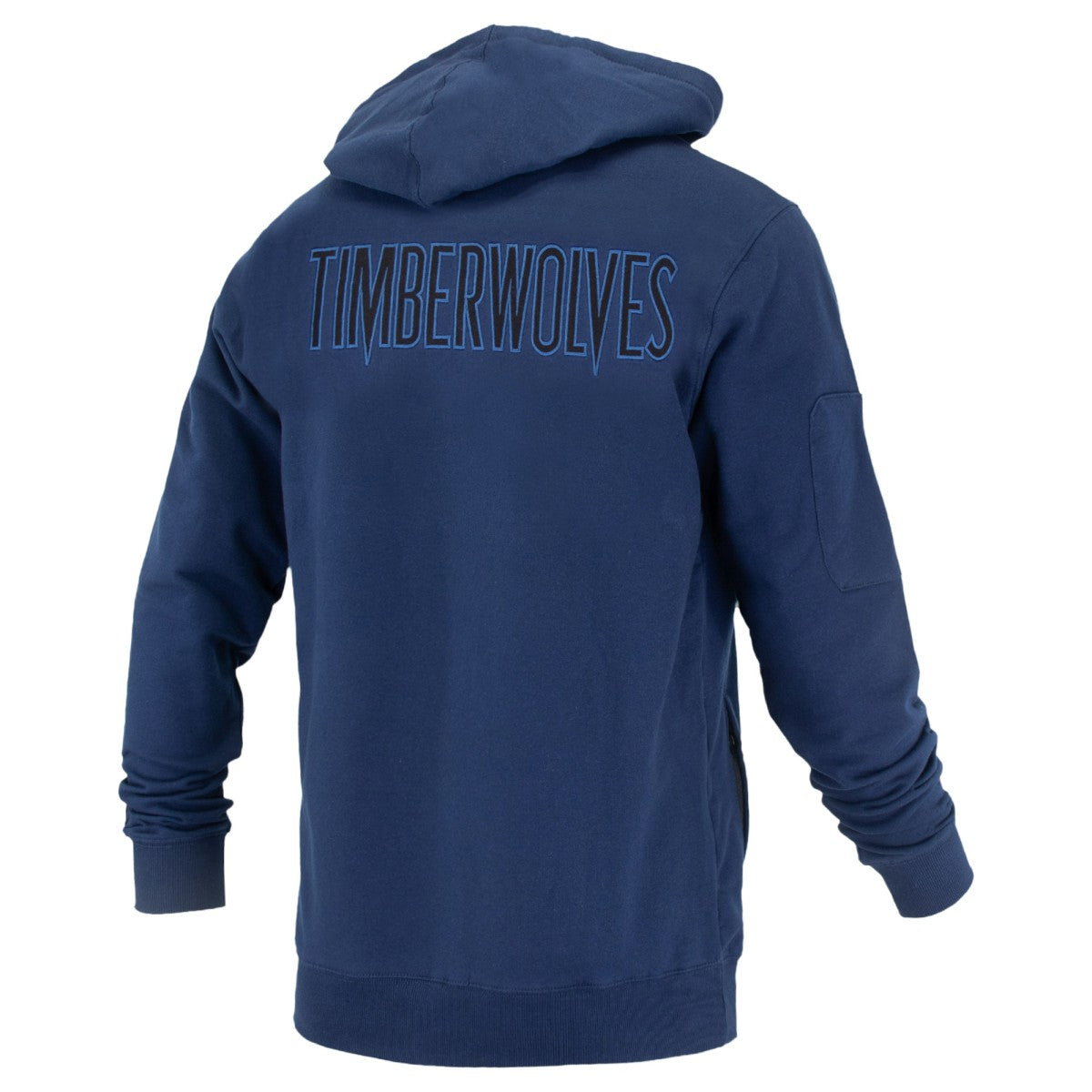 Navy Minnesota Timberwolves FISLL Unisex Logoman Shadow Collection Pullover Hoodie | NBA