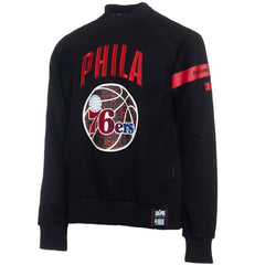 Philadelphia 76ers NBA x Two Hype Culture & Hoops Collection Premium Pullover Sweatshirt - Black discount | NBA