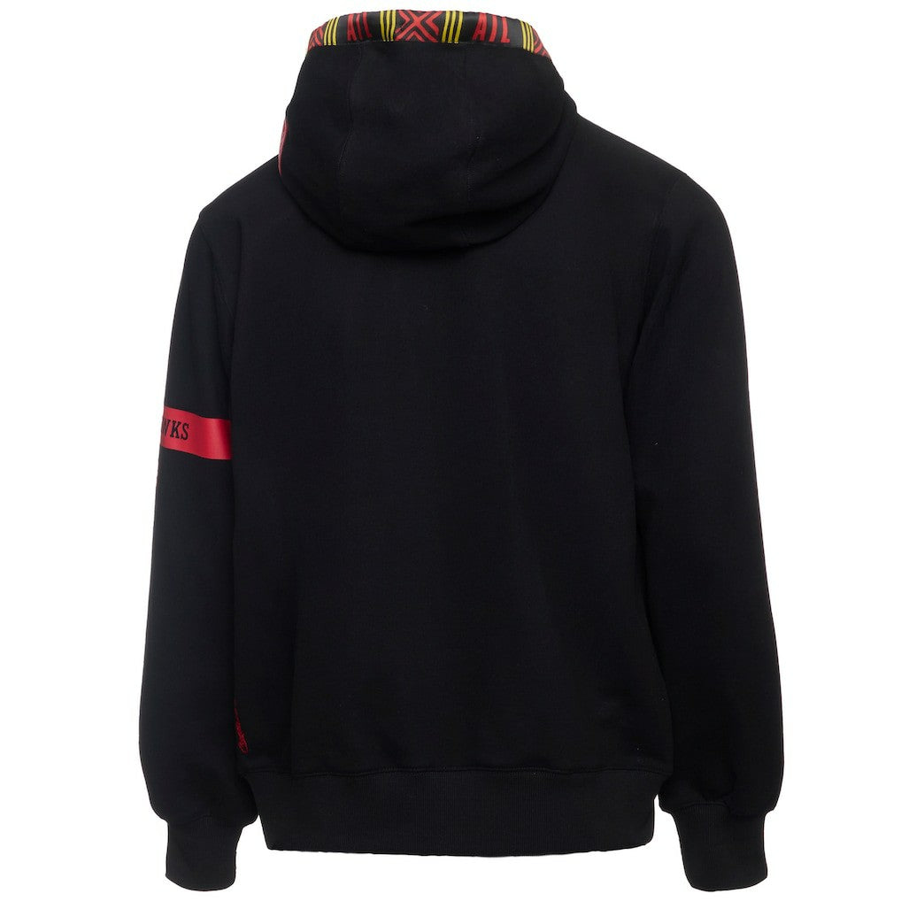 Atlanta Hawks NBA x Two Hype Culture & Hoops Collection Premium Pullover Hoodie - Black shop | NBA