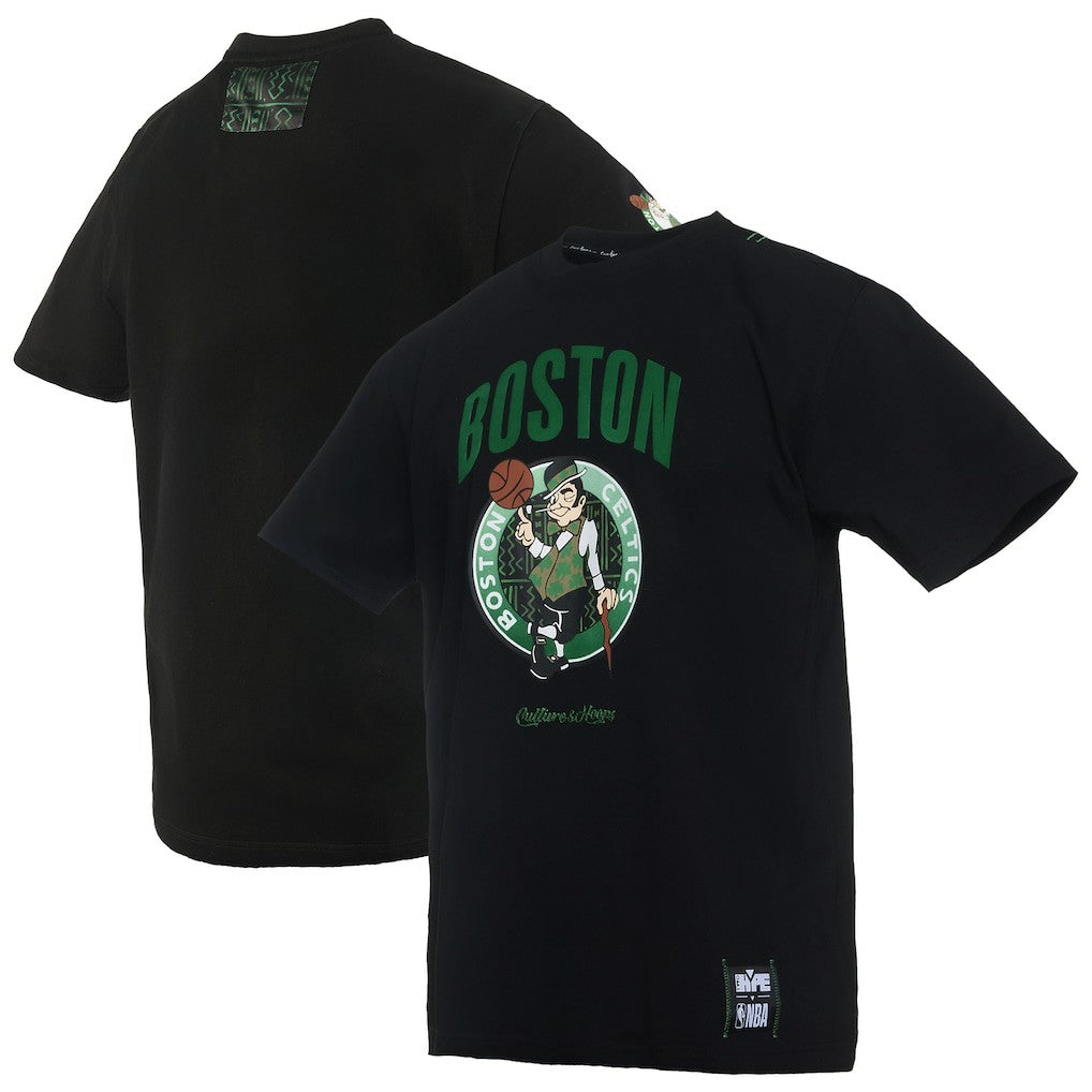 Boston Celtics NBA x Two Hype Culture & Hoops Collection Premium T-Shirt - Black shop | NBA