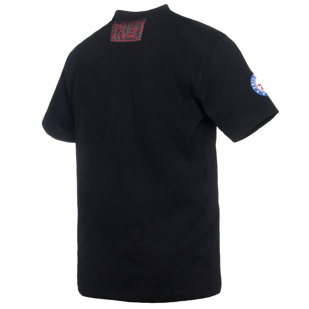 Philadelphia 76ers NBA x Two Hype Culture & Hoops Collection Premium T-Shirt - Black shop | NBA