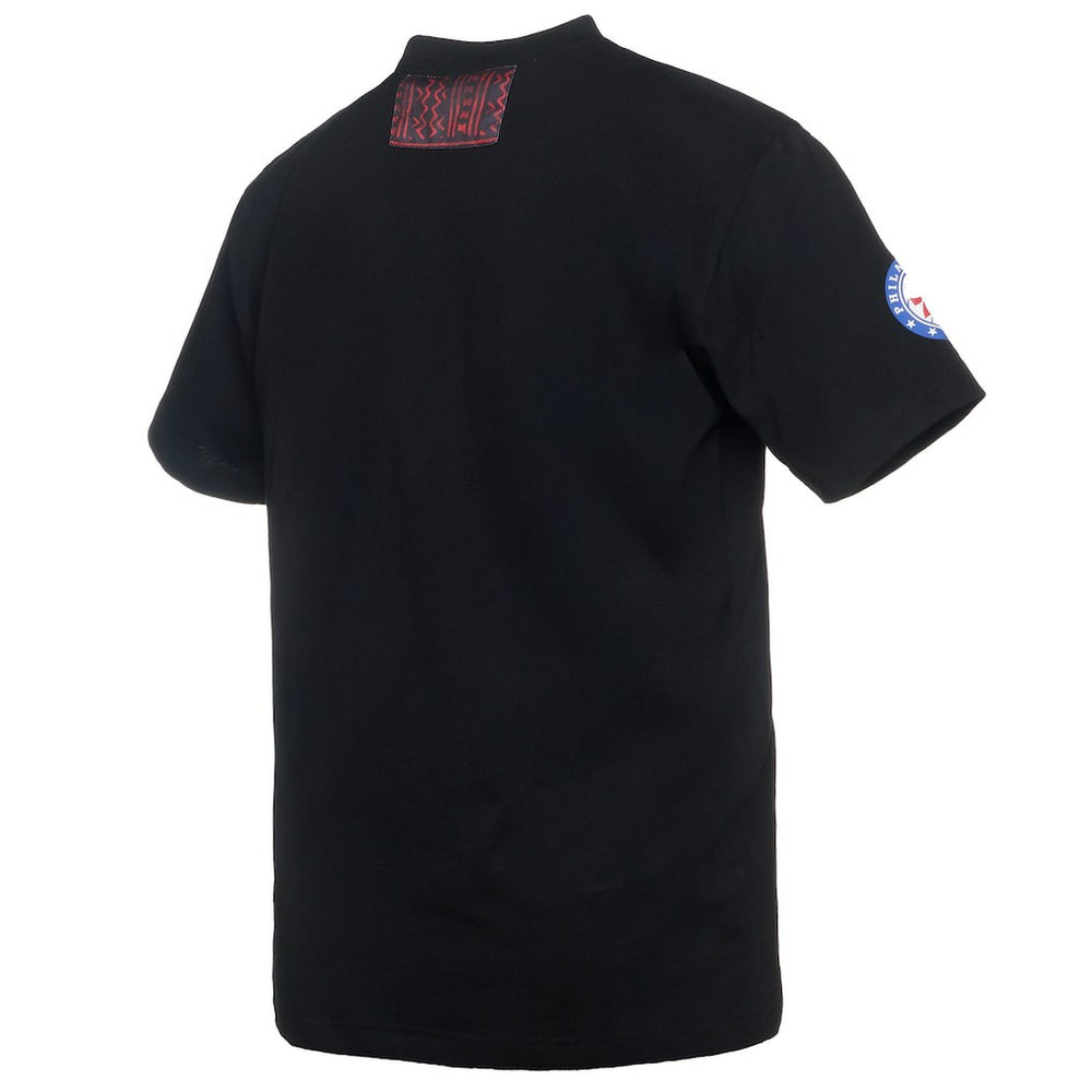 Philadelphia 76ers NBA x Two Hype Culture & Hoops Collection Premium T-Shirt - Black shop | NBA