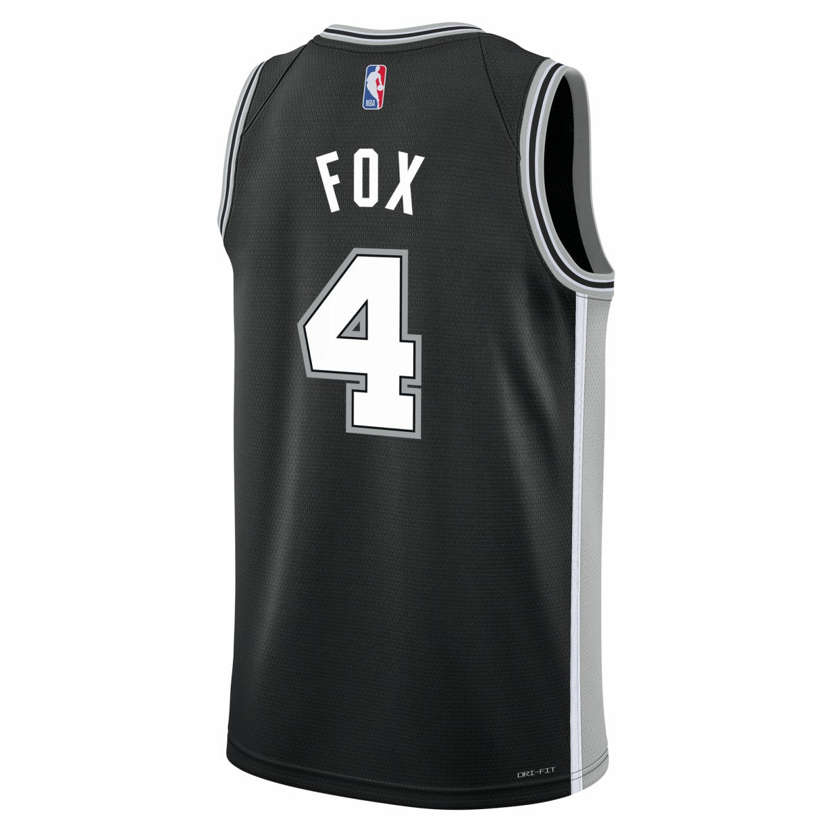 Black De'Aaron Fox San Antonio Spurs Youth Swingman Jersey | NBA