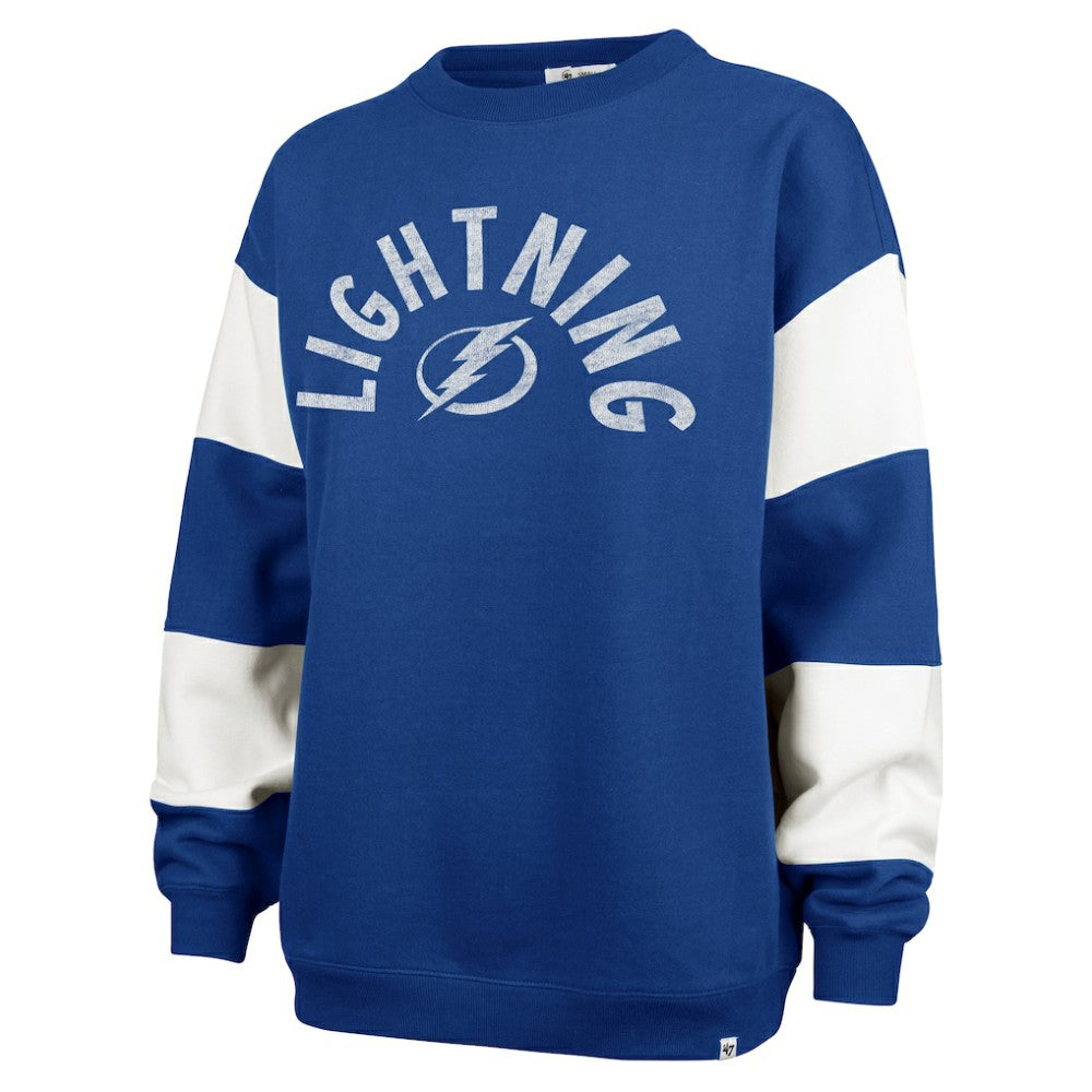 Tampa Bay Lightning '47 Women's Eephus Barred Pullover Sweatshirt -  NHL Sweatshirts