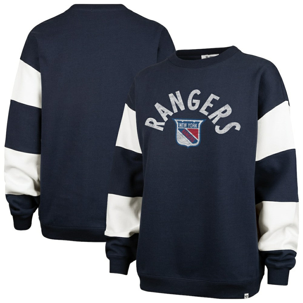 New York Rangers '47 Women's Eephus Barred Pullover Sweatshirt -  NHL Sweatshirts
