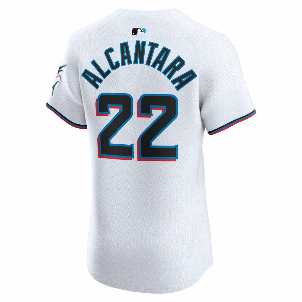 Sandy Alcantara Miami Marlins Nike Home Elite Jersey - MLB Jerseys