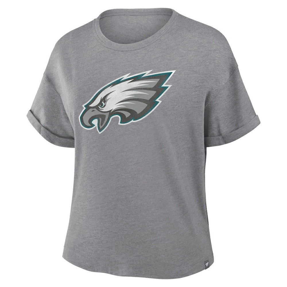 Philadelphia Eagles Women's Tribute Tri-Blend Boxy T-Shirt | NFL Near me