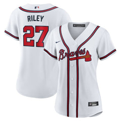 Austin Riley Atlanta Braves Nike Women's Home Replica Jersey - MLB Jerseys