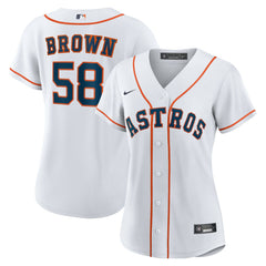 Hunter Brown Houston Astros Nike Women's Home Replica Jersey - MLB Jerseys