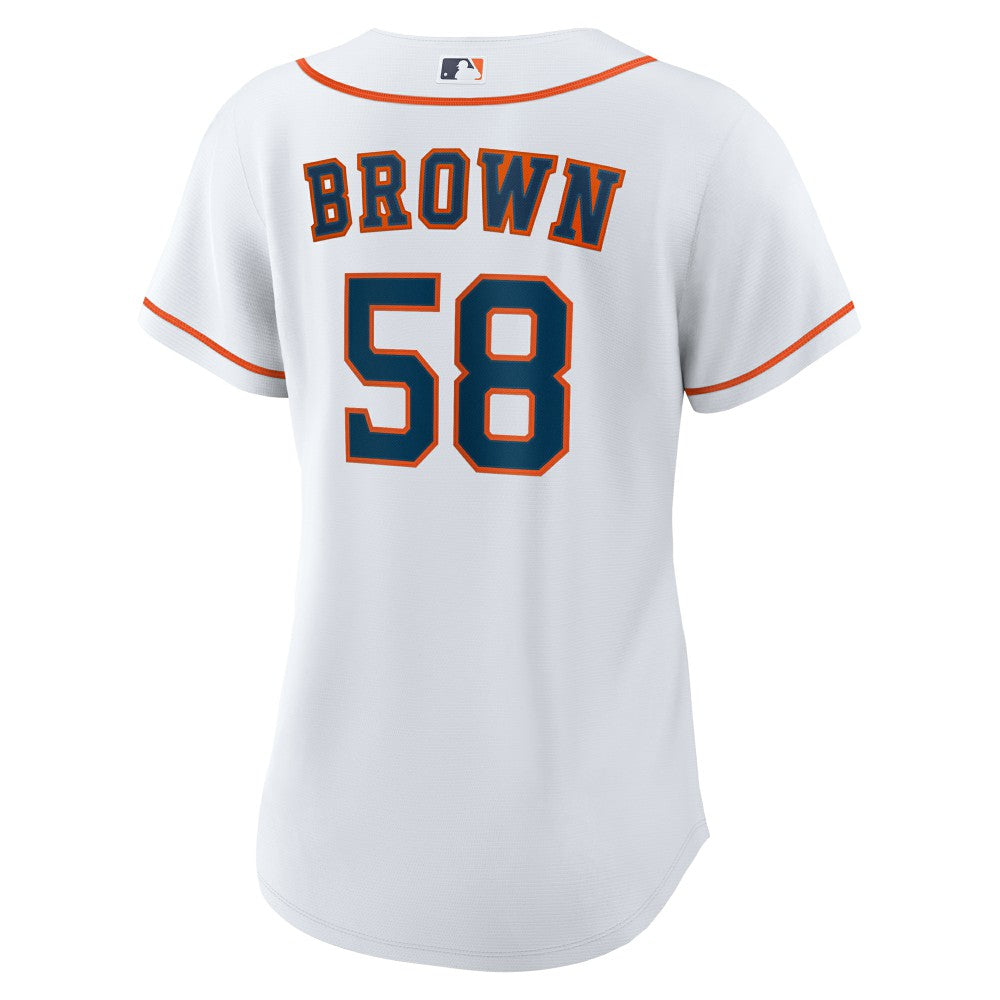 Hunter Brown Houston Astros Nike Women's Home Replica Jersey - MLB Jerseys