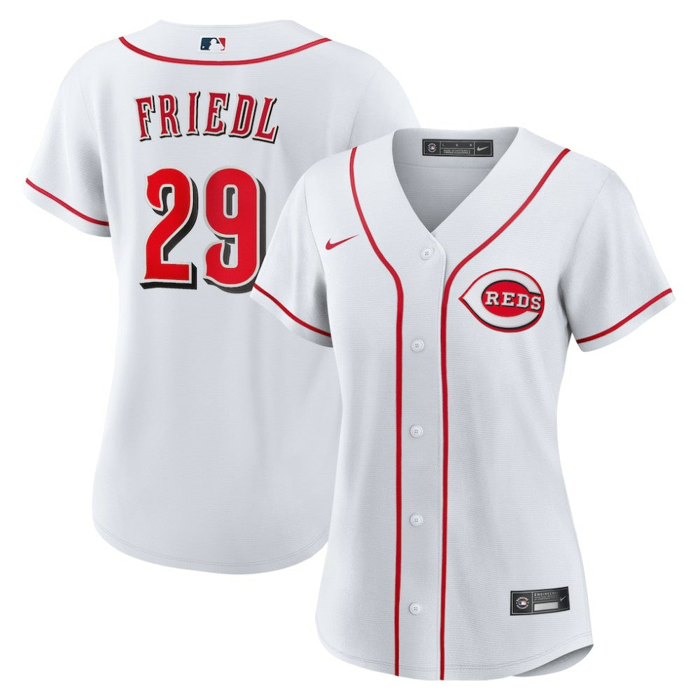 TJ Friedl Cincinnati Reds Nike Women's Home Replica Jersey - MLB Jerseys